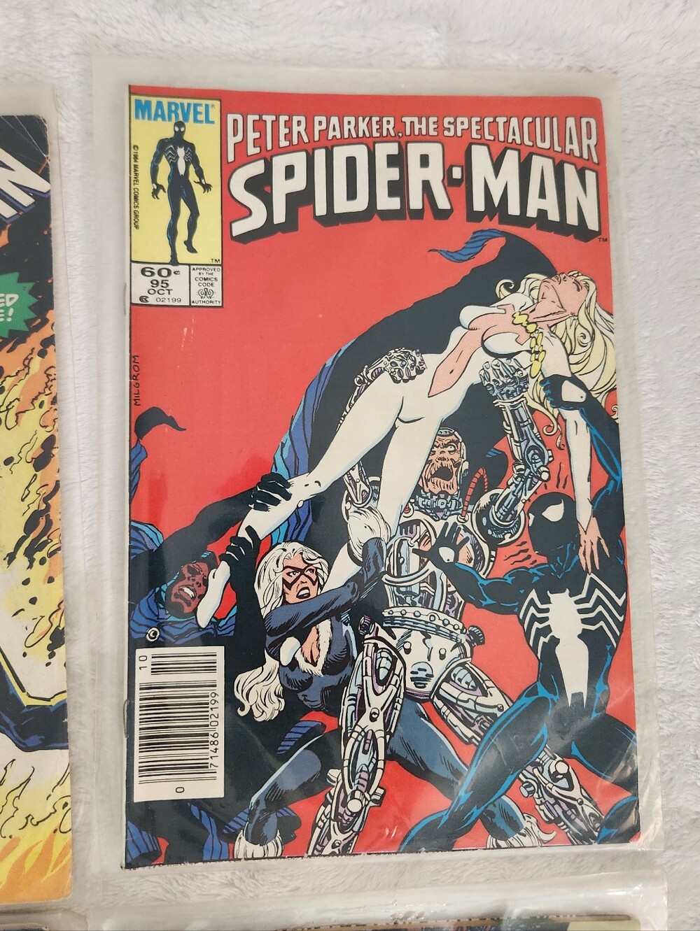 Spider-Man Comic Lot ASM #224 #250 Spectacular #93 #95 Black Suit Hobgoblin